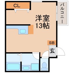 出屋敷駅 徒歩8分 1階の物件間取画像